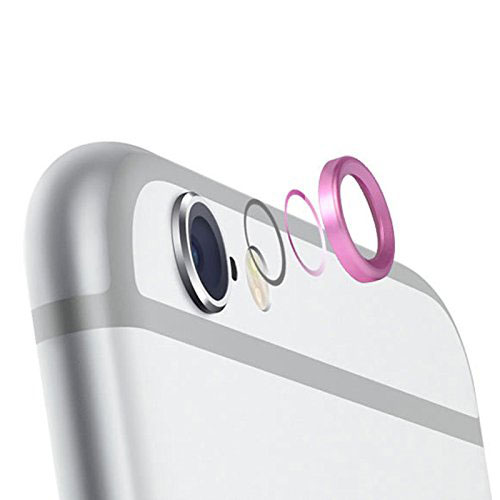 iPhone%206%20/%206s%20Kamera%20Lens%20Koruyucu%20Cam%20Metal%20Kenarlı%20Pembe