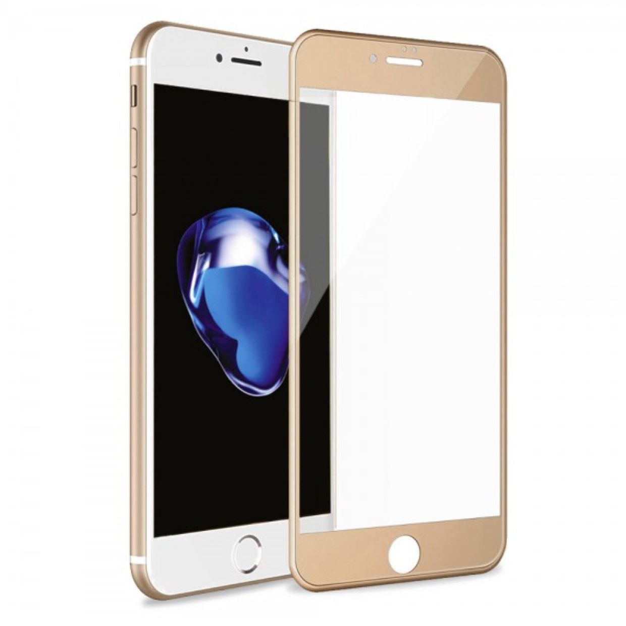 Bufalo%20iPhone%207%20Plus/8%20Plus%20Kavisli%204D%20Cam%20Ekran%20Koruyucu%20Gold