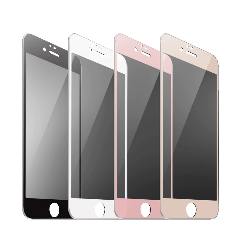 Bufalo%20iPhone%206%20Plus/6s%20Plus%20Kavisli%204D%20Cam%20Ekran%20Koruyucu%20Rose%20Gold