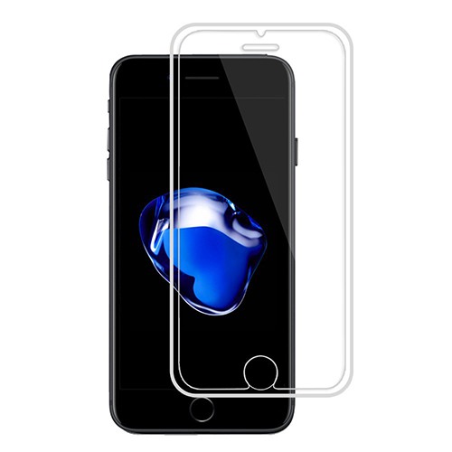 Bufalo%20iPhone%206%20Plus/6s%20Plus%20Ekran%20Koruyucu%20Silikon%20Çerçeveli%205D%20Temperli%20Cam%20Şeffaf