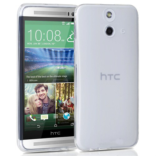 HTC%20One%20E8%20Kılıf%20Soft%20Silikon%20Şeffaf%20Arka%20Kapak