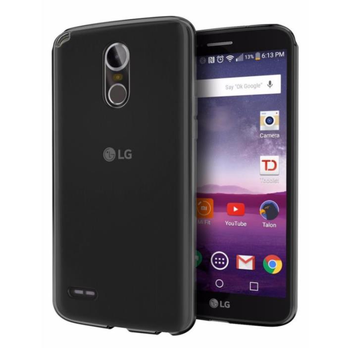 LG%20Stylus%203%20Kılıf%20Soft%20Silikon%20Şeffaf-Siyah%20Arka%20Kapak