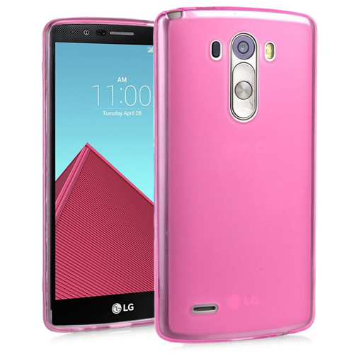 LG%20G4%20Kılıf%20Soft%20Silikon%20Şeffaf-Pembe%20Arka%20Kapak