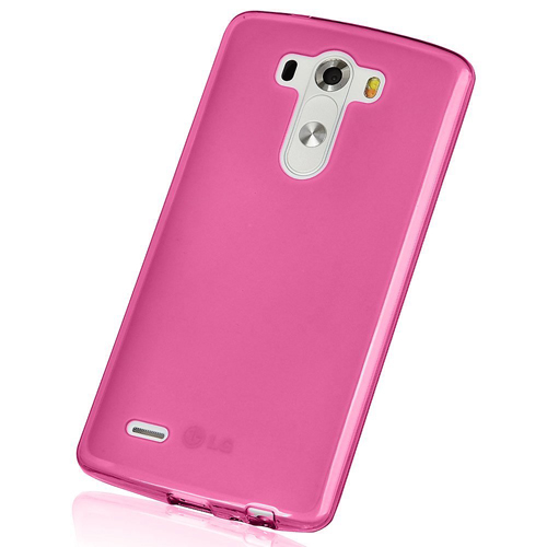 LG%20G4%20Kılıf%20Soft%20Silikon%20Şeffaf-Pembe%20Arka%20Kapak