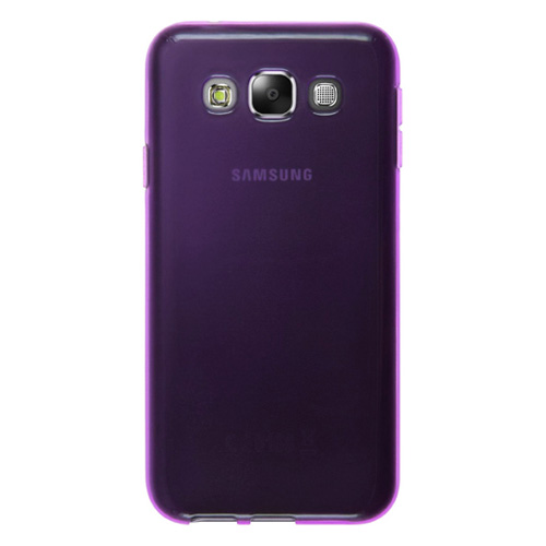 Samsung%20Galaxy%20E5%20(E500)%20Kılıf%20Soft%20Silikon%20Şeffaf-Pembe%20Arka%20Kapak