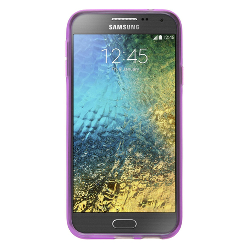 Samsung%20Galaxy%20E5%20(E500)%20Kılıf%20Soft%20Silikon%20Şeffaf-Pembe%20Arka%20Kapak