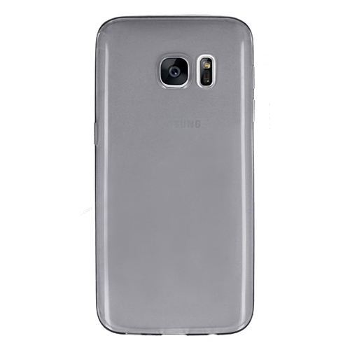 Samsung%20Galaxy%20S7%20Kılıf%20Soft%20Silikon%20Şeffaf-Siyah%20Arka%20Kapak