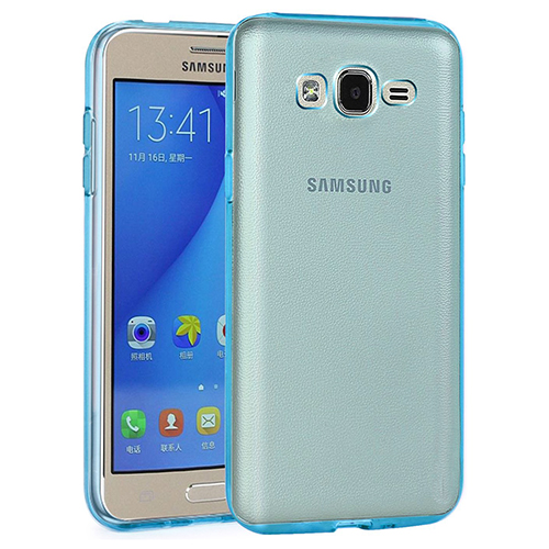 Samsung%20Galaxy%20On5%20(G5520)%20Kılıf%20Soft%20Silikon%20Şeffaf-Mavi%20Arka%20Kapak