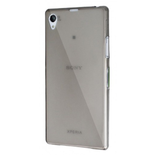 Sony%20Xperia%20Z1%20Kılıf%20Soft%20Silikon%20Şeffaf-Siyah%20Arka%20Kapak