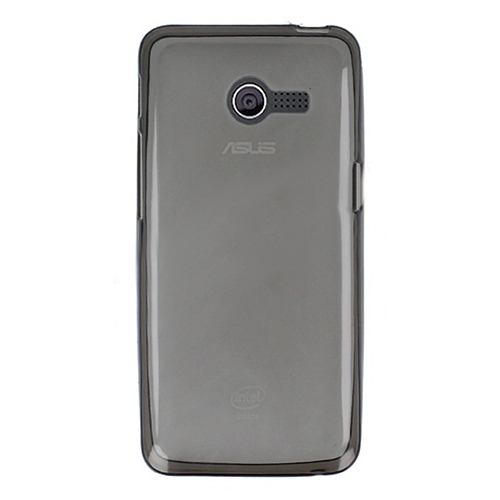 Asus%20Zenfone%204%20Kılıf%20Soft%20Silikon%20Şeffaf/Siyah%20Arka%20Kapak