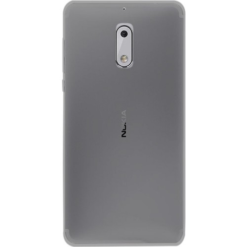 Nokia%206%20Kılıf%20Soft%20Silikon%20Şeffaf-Siyah%20Arka%20Kapak