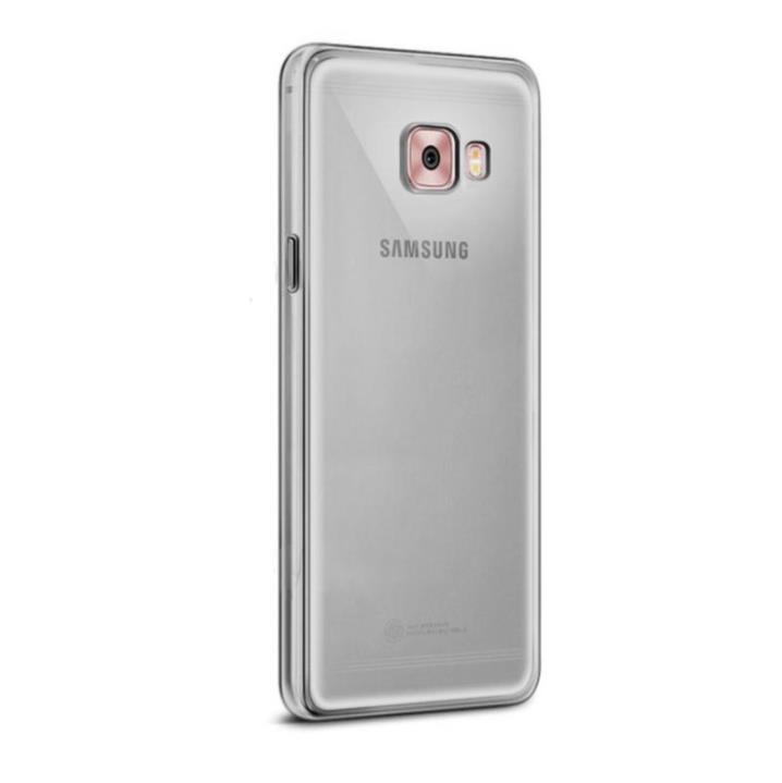 Samsung%20Galaxy%20C5%20Pro%20(C5010)%20Kılıf%20Soft%20Silikon%20Şeffaf-Siyah%20Arka%20Kapak