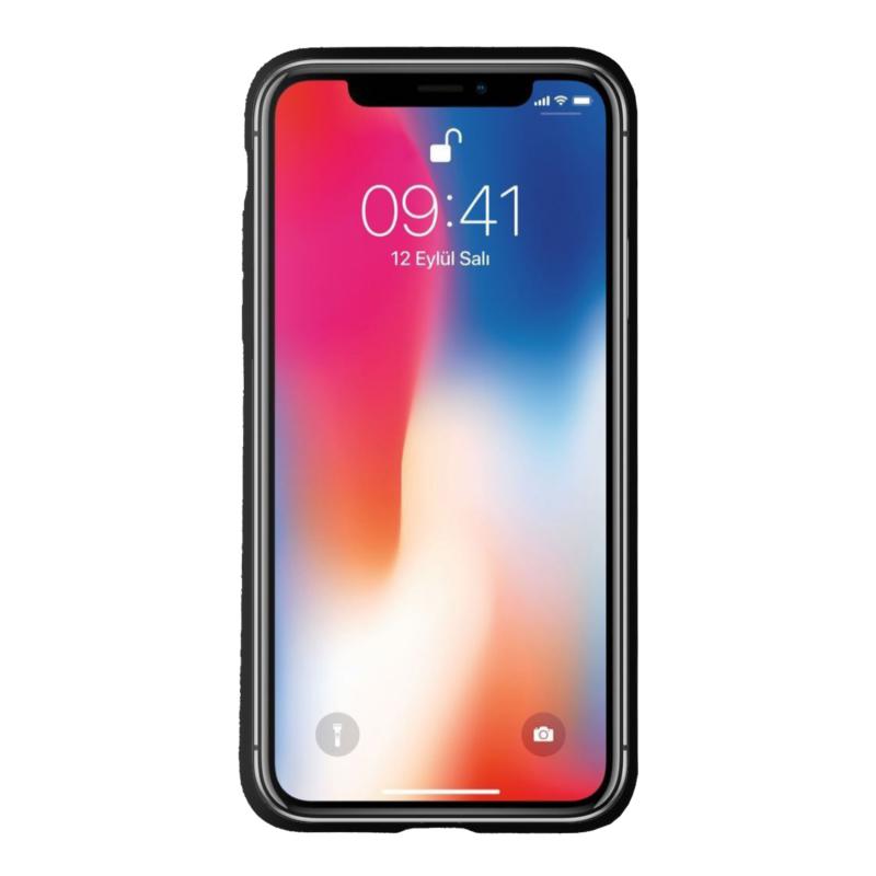 iPhone%20XS%20Max%20iFace%20Yüzük%20Tutuculu%20Arka%20Kapak%20Halka-Siyah