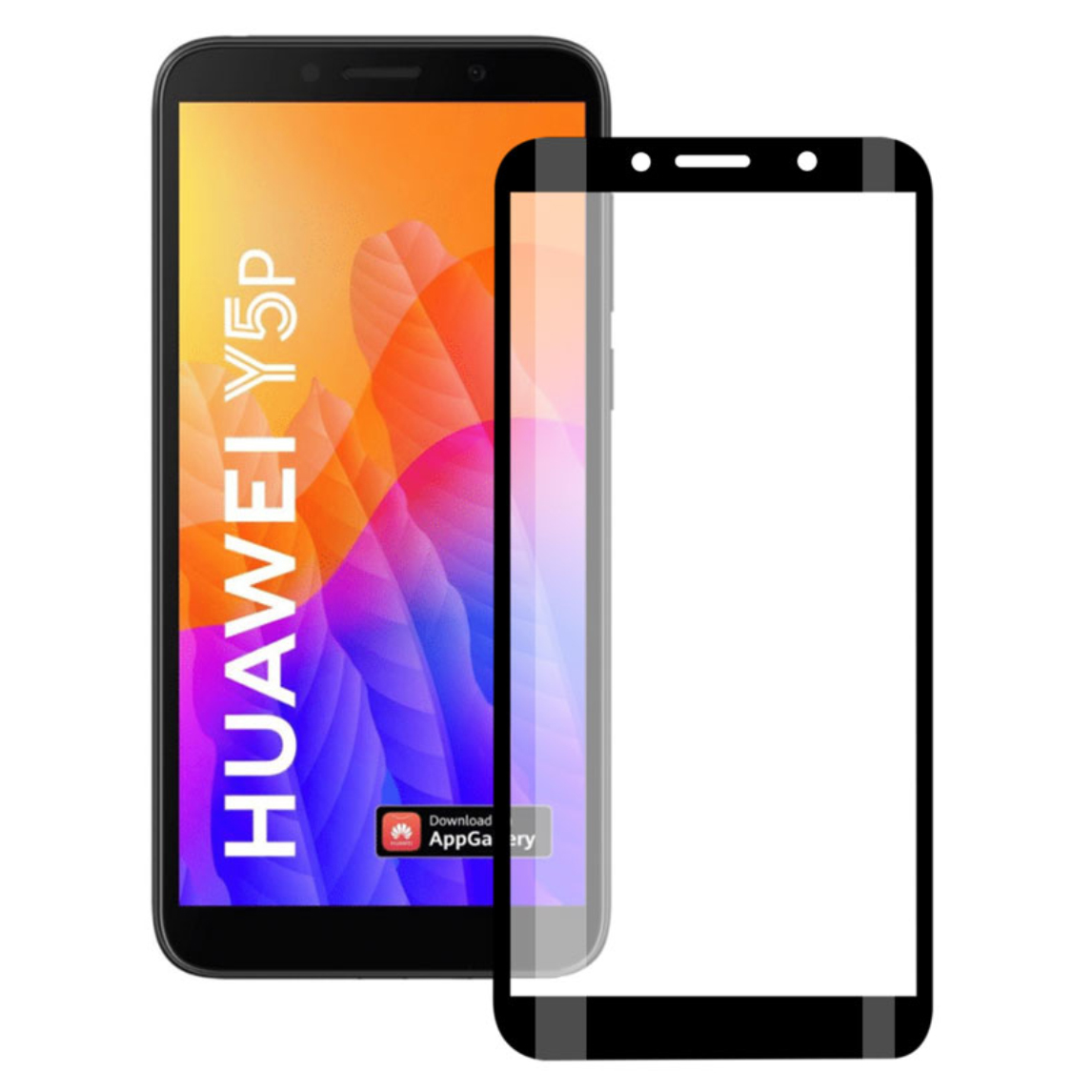 Bufalo%20Huawei%20Y5p%20Ekran%20Koruyucu%205D%20Temperli%20Cam%20Siyah