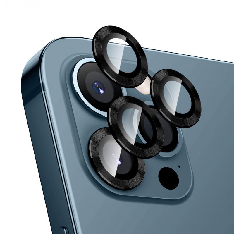 iPhone%2012%20Pro%20Max%20Kamera%20Lens%20Koruyucu%20Cam%20Metal%20Kenarlı%203lü%20Set-Siyah