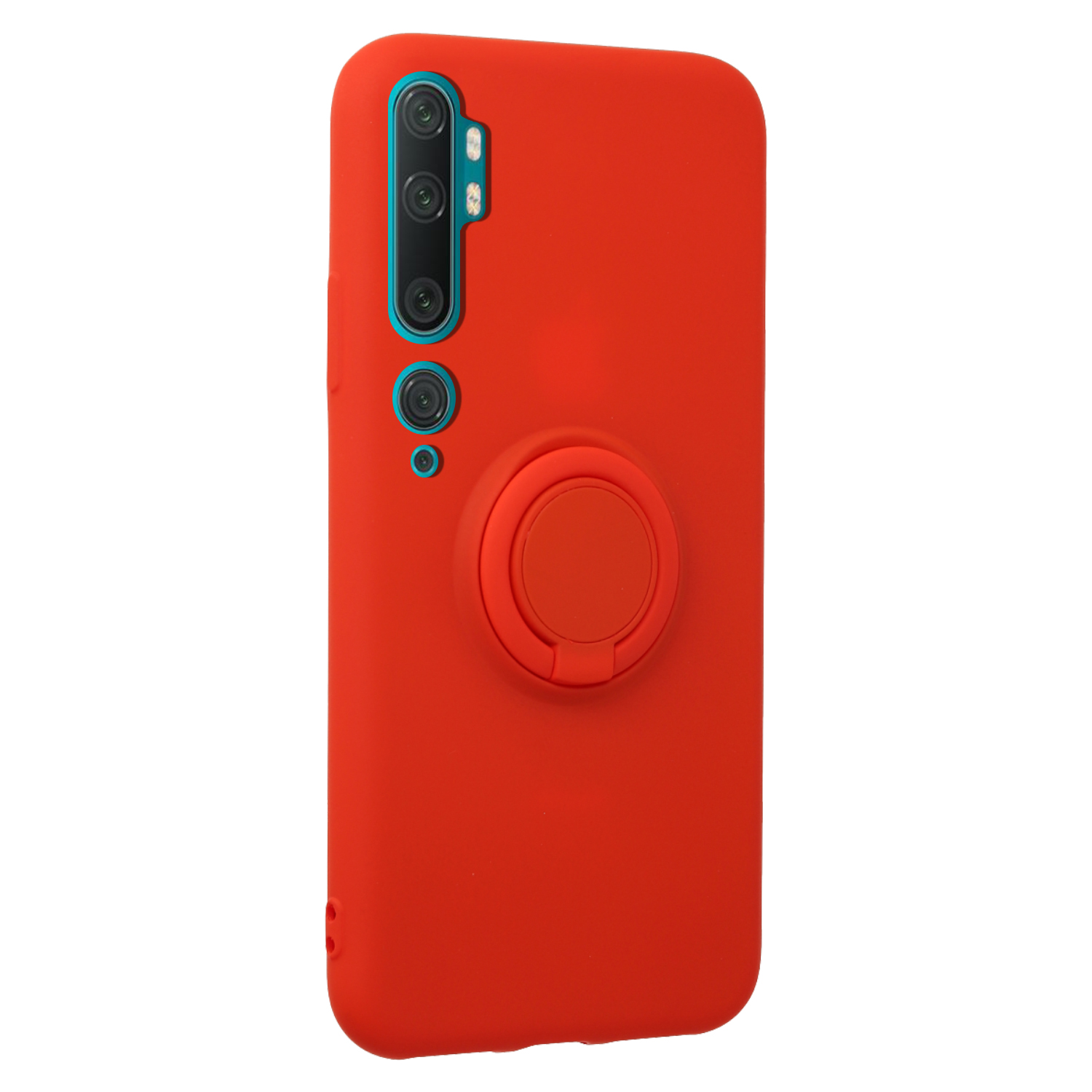 FitCase%20Xiaomi%20Mi%20Note%2010%20Kılıf%20Viktor%20Ring%20Arka%20Kapak-Kırmızı