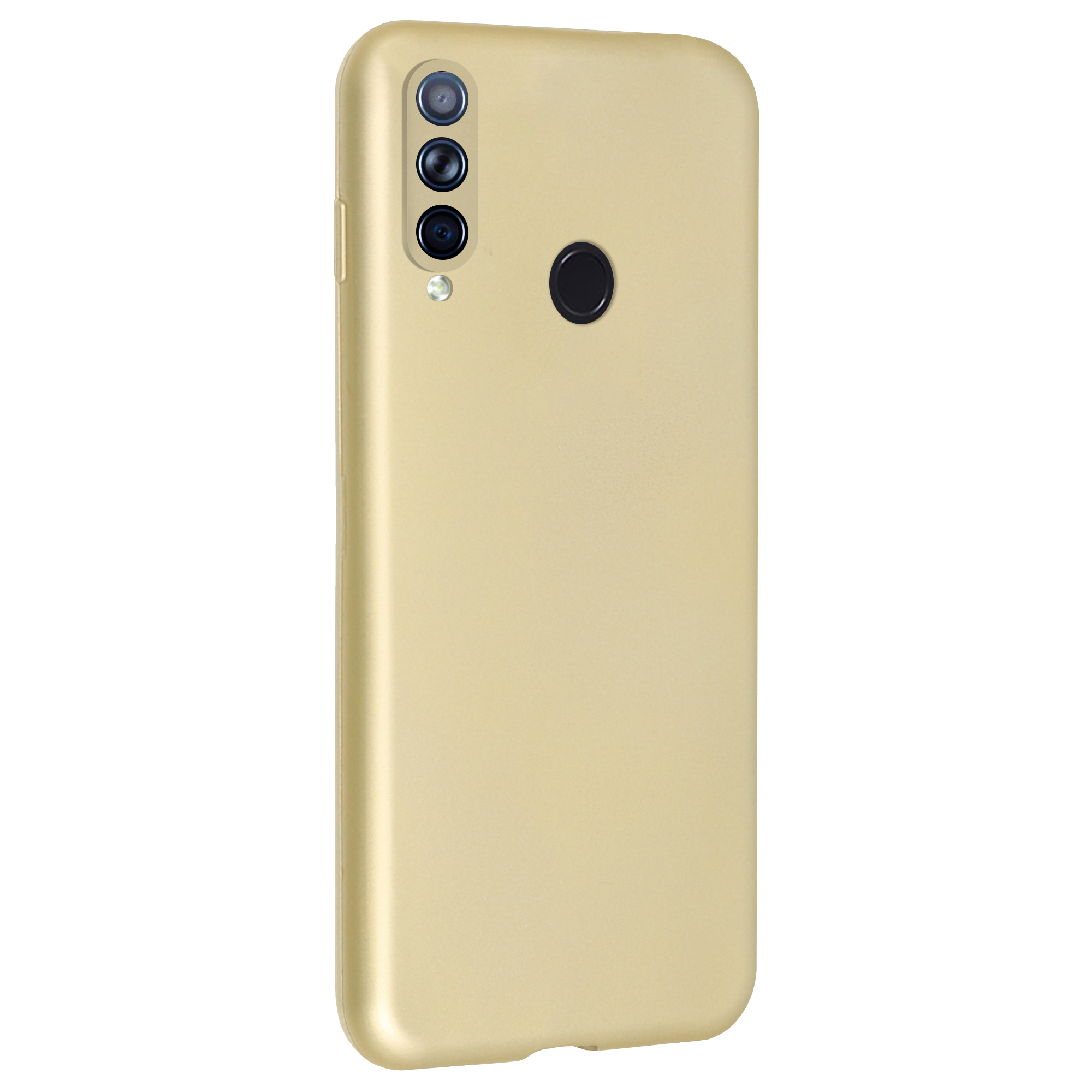 Huawei%20Y6p%20Kılıf%20FitCase%20PremiumS%20Silikon%20Arka%20Kapak-Gold-altın