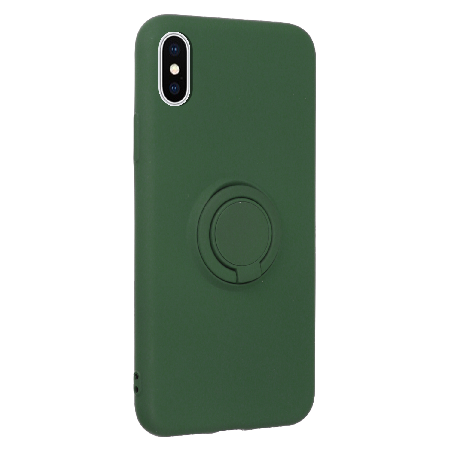 FitCase%20iPhone%20X%20/%20XS%20Kılıf%20Viktor%20Ring%20Arka%20Kapak-Koyu%20yeşil