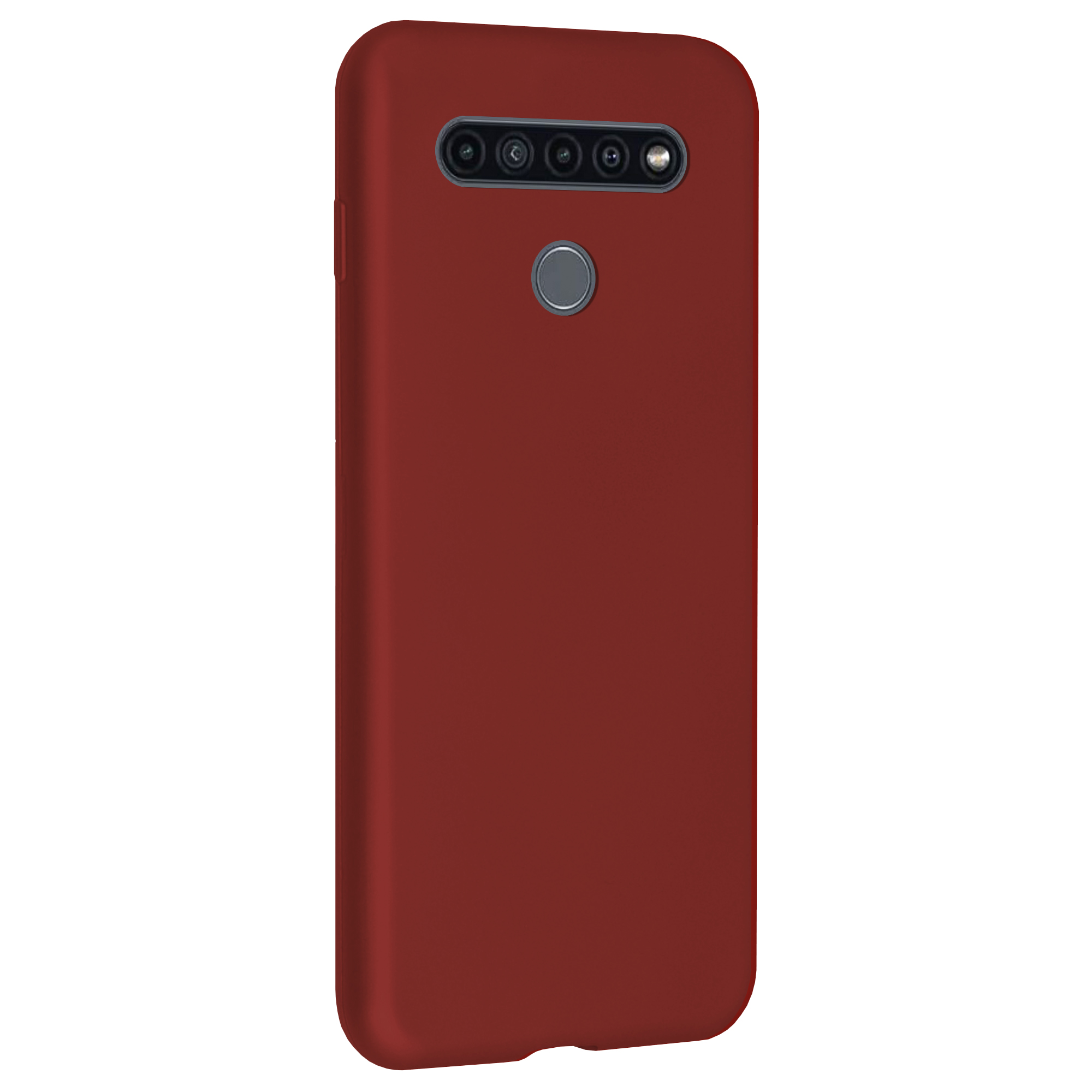 LG%20K41s%20Kılıf%20FitCase%20PremiumS%20Silikon%20Arka%20Kapak-Bordo