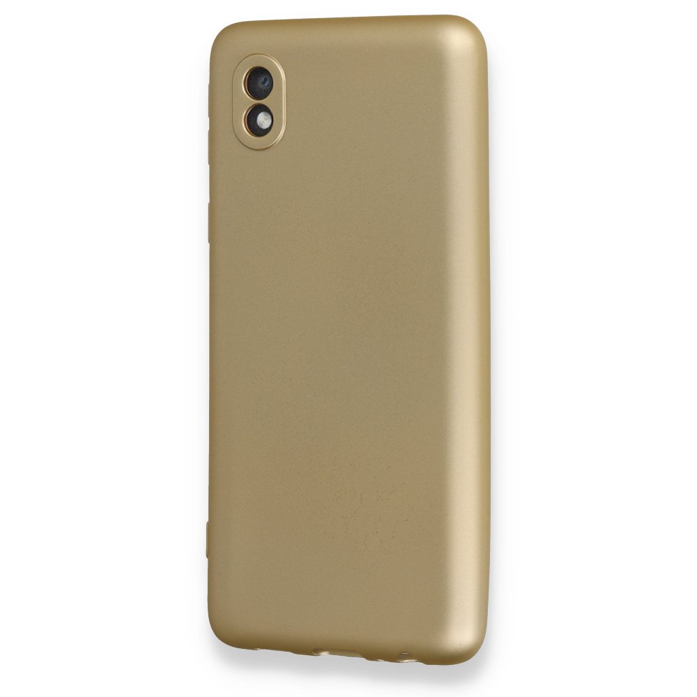 Samsung%20Galaxy%20A01%20Core%20(A013)%20Core%20Kılıf%20FitCase%20PremiumS%20Silikon%20Arka%20Kapak-Gold-altın