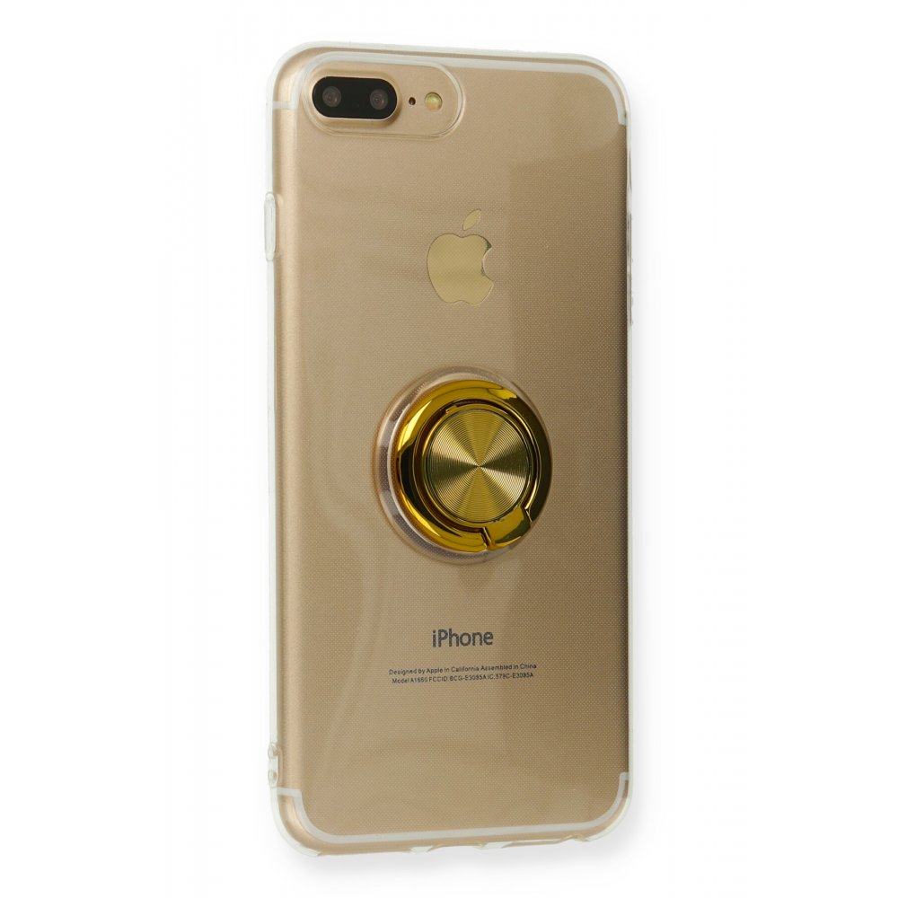 FitCase%20iPhone%207%20Plus%20/%208%20Plus%20Kılıf%20Gross%20Ring%20Şeffaf%20Arka%20Kapak-Gold-altın