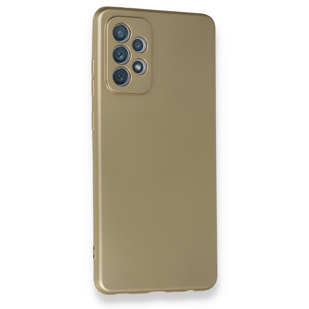 Samsung%20Galaxy%20A72%20(A725)%20Kılıf%20FitCase%20PremiumS%20Silikon%20Arka%20Kapak-Gold-altın