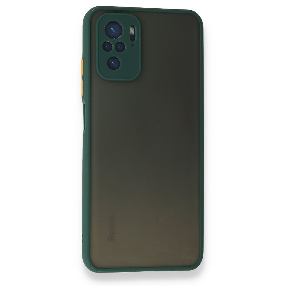 FitCase%20Xiaomi%20Redmi%20Note%2010%20/10S%204G%20Montrea%20Silikon%20Arka%20Kapak-Koyu%20yeşil