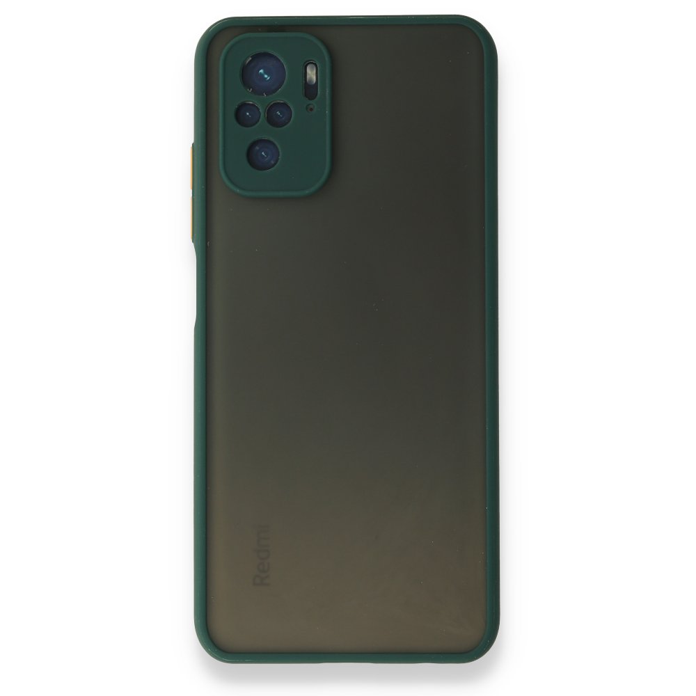 FitCase%20Xiaomi%20Redmi%20Note%2010%20/10S%204G%20Montrea%20Silikon%20Arka%20Kapak-Koyu%20yeşil