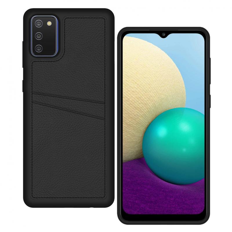 FitCase%20Samsung%20Galaxy%20A02s%20Kılıf%20Proda%20Deri%20Çift%20Kartlık%20Cepli%20Kapak