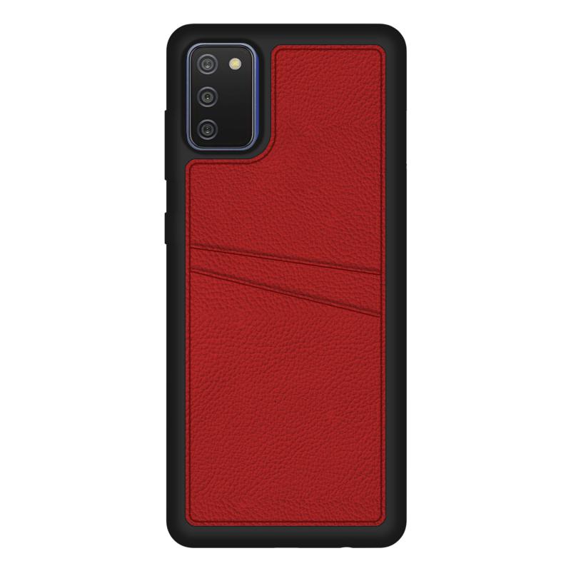 FitCase%20Samsung%20Galaxy%20A02s%20Kılıf%20Proda%20Deri%20Çift%20Kartlık%20Cepli%20Kapak-Kırmızı