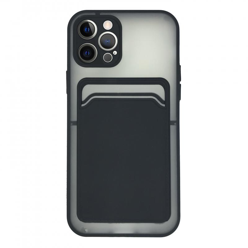 FitCase%20iPhone%2012%20Pro%20Kılıf%20Cardy%20Kartlık%20Cepli%20Mat%20Kapak