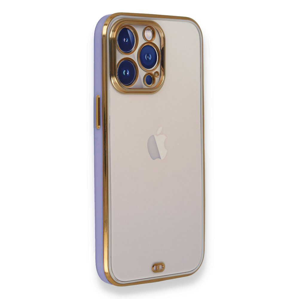 iPhone%2013%20Pro%20Kılıf%20Liva%20Lazer%20Silikon%20Kapak-Lila-gold