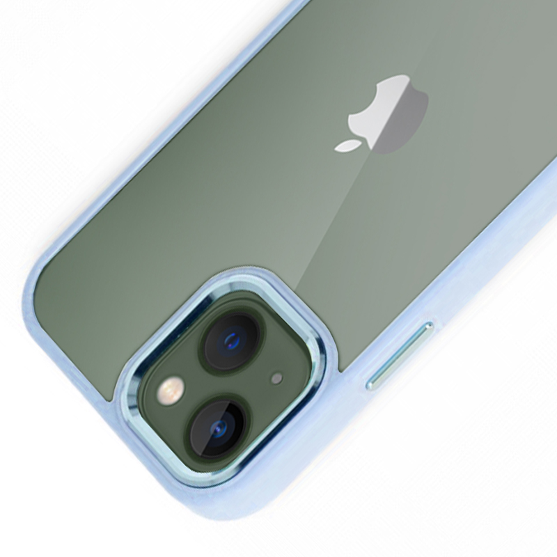 iPhone%2013%20Kılıf%20Luna%20Lens%20Kamera%20Çerçeveli%20Silikon%20Kapak-Mavi