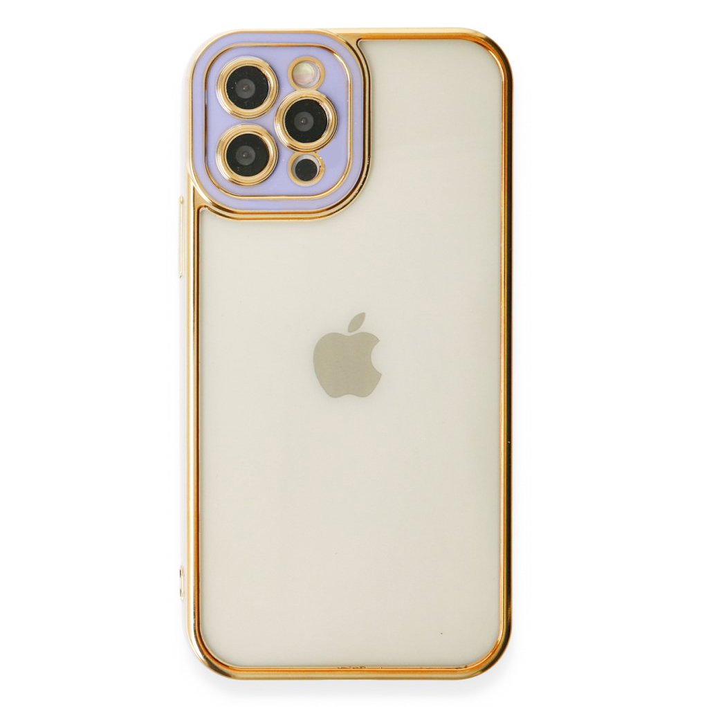 iPhone%2011%20Pro%20Max%20Kılıf%20Lazer%20Lens%20Kamera%20Çerçeveli%20Kapak-Lila