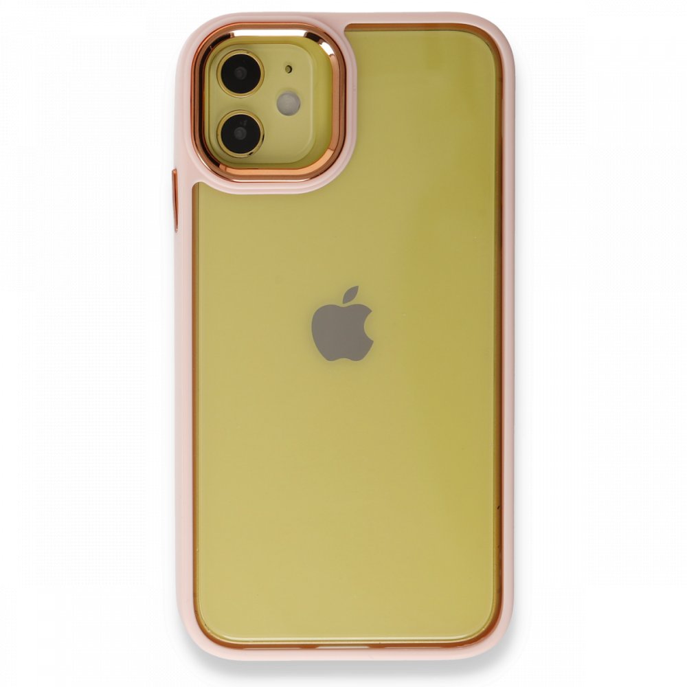 iPhone%2012%20/%2012%20Pro%20Kılıf%20Luna%20Lens%20Kamera%20Çerçeveli%20Silikon%20Kapak-Pembe