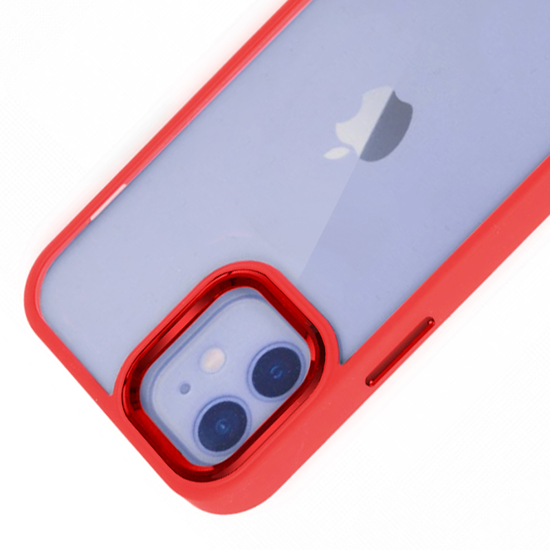 iPhone%2012%20/%2012%20Pro%20Kılıf%20Luna%20Lens%20Kamera%20Çerçeveli%20Silikon%20Kapak-Kırmızı