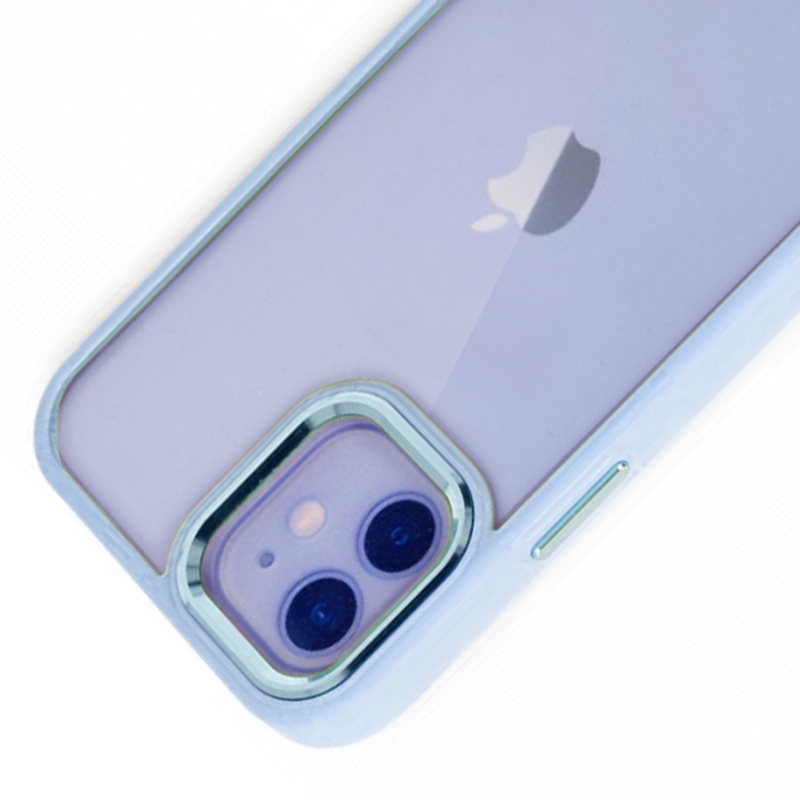 iPhone%2012%20/%2012%20Pro%20Kılıf%20Luna%20Lens%20Kamera%20Çerçeveli%20Silikon%20Kapak-Mavi