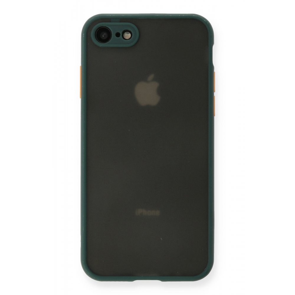 FitCase%20iPhone%207%20/%208%20Kılıf%20Montrea%20Silikon%20Arka%20Kapak-Koyu%20yeşil