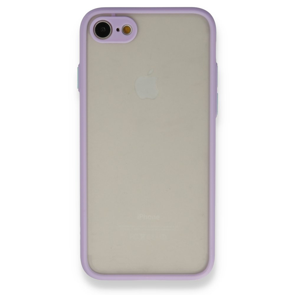 FitCase%20iPhone%207%20/%208%20Kılıf%20Montrea%20Silikon%20Arka%20Kapak-Lila