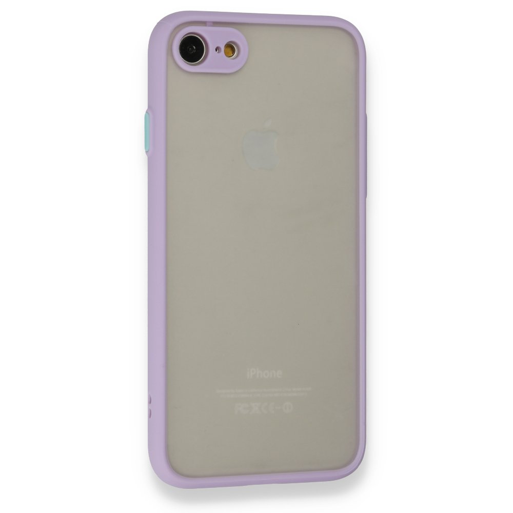 FitCase%20iPhone%207%20/%208%20Kılıf%20Montrea%20Silikon%20Arka%20Kapak-Lila