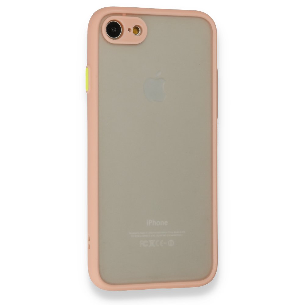 FitCase%20iPhone%207%20/%208%20Kılıf%20Montrea%20Silikon%20Arka%20Kapak-Pembe