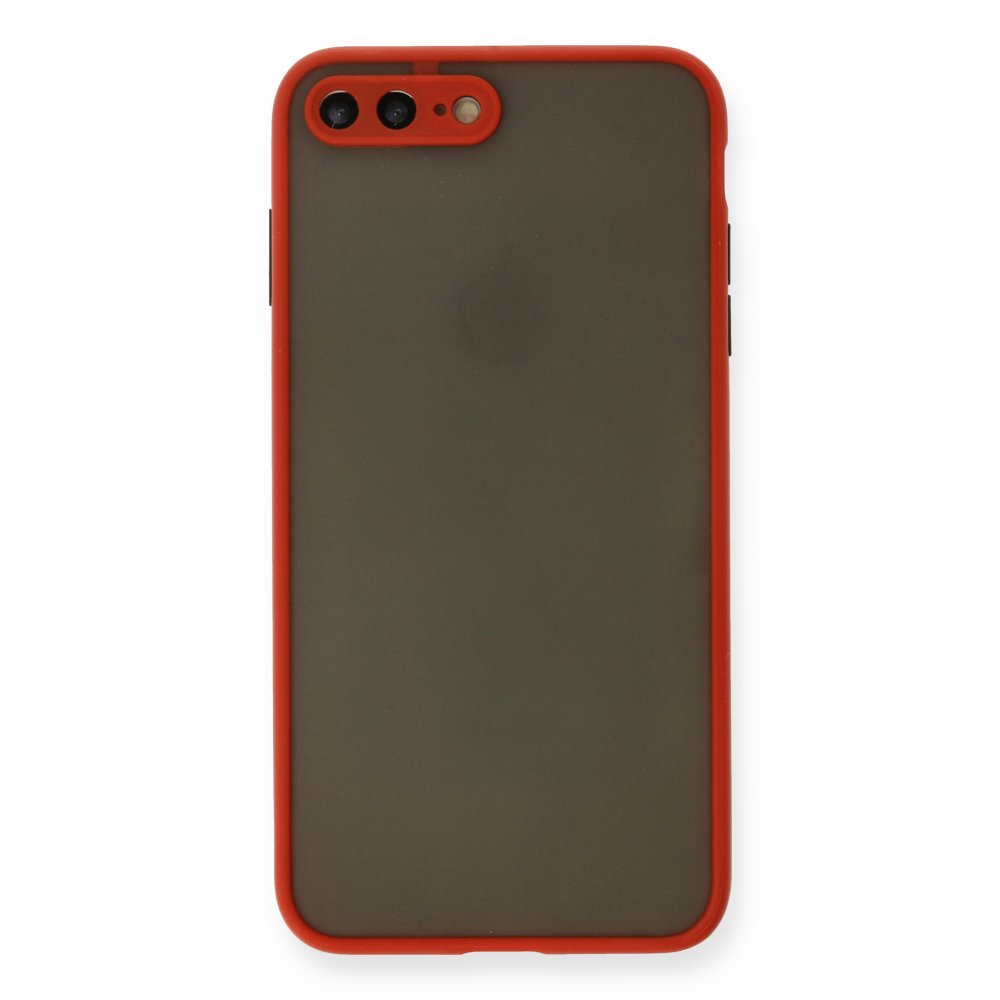 FitCase%20iPhone%207%20Plus%20/%208%20Plus%20Kılıf%20Montrea%20Silikon%20Arka%20Kapak-Kırmızı