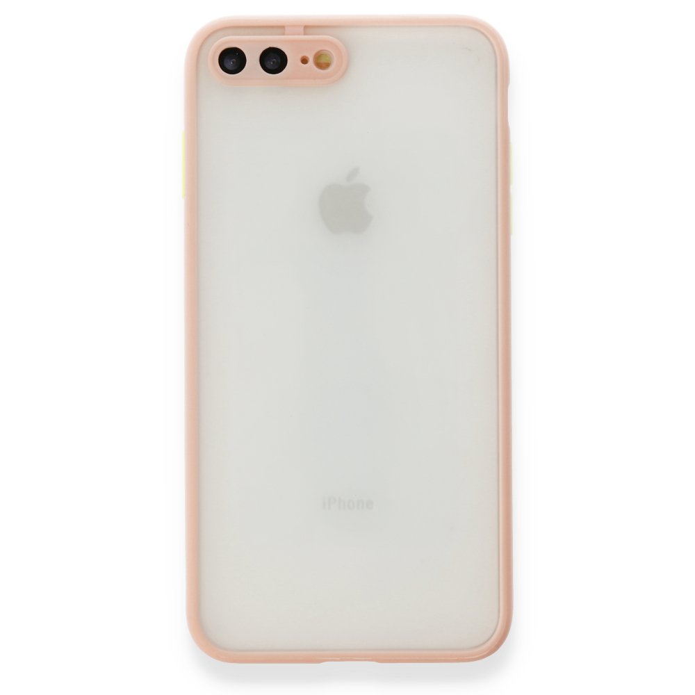 FitCase%20iPhone%207%20Plus%20/%208%20Plus%20Kılıf%20Montrea%20Silikon%20Arka%20Kapak-Pembe