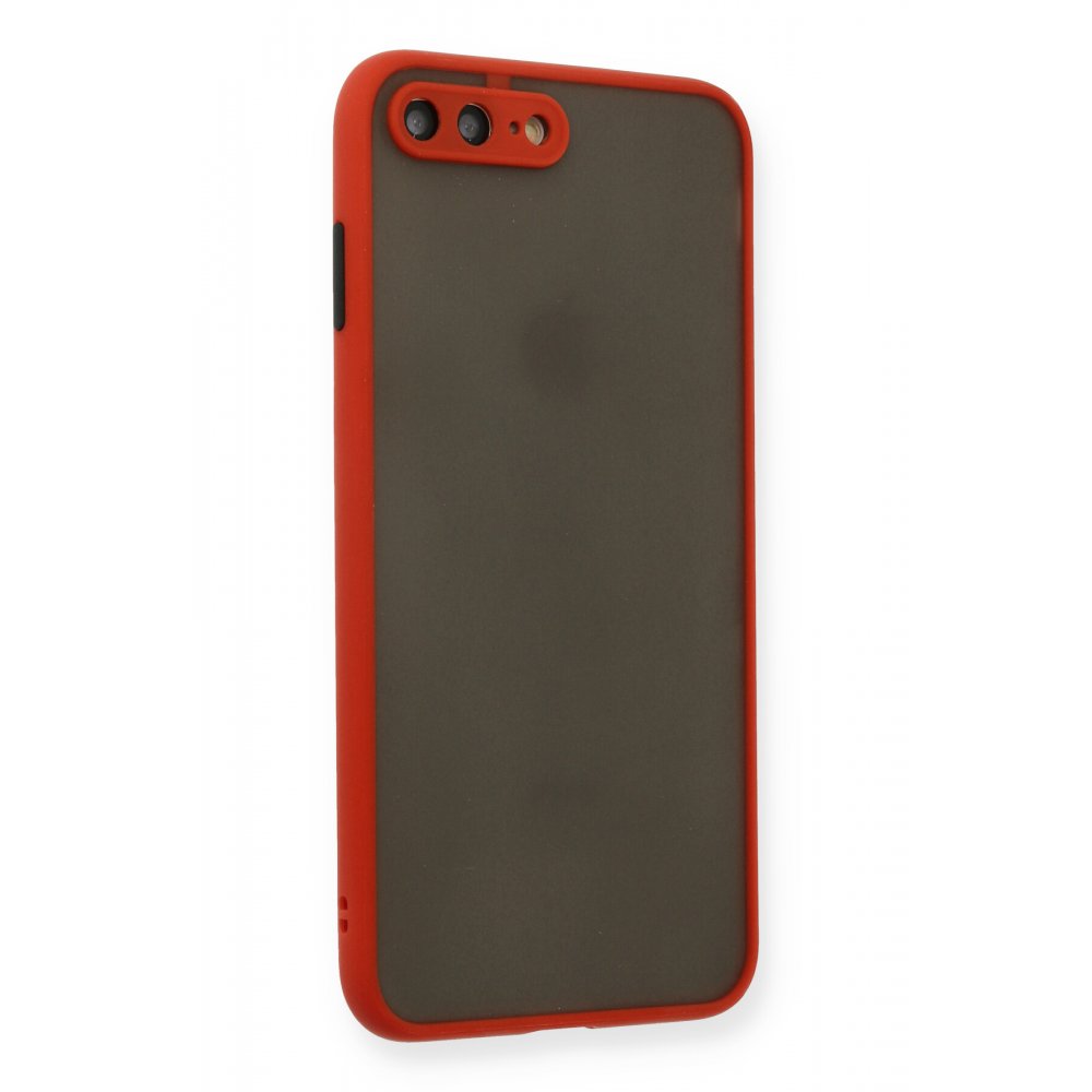 FitCase%20iPhone%207%20Plus%20/%208%20Plus%20Kılıf%20Montrea%20Silikon%20Arka%20Kapak-Kırmızı