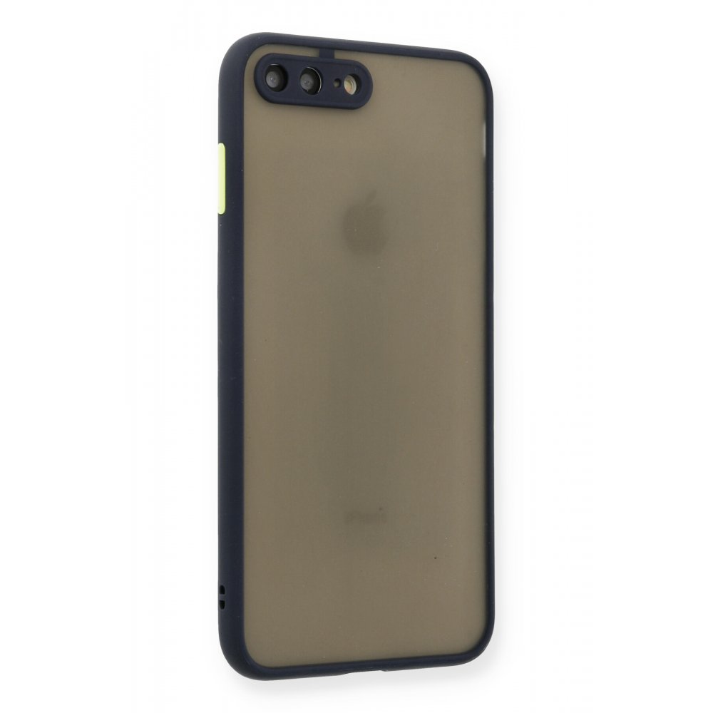 FitCase%20iPhone%207%20Plus%20/%208%20Plus%20Kılıf%20Montrea%20Silikon%20Arka%20Kapak-Lacivert