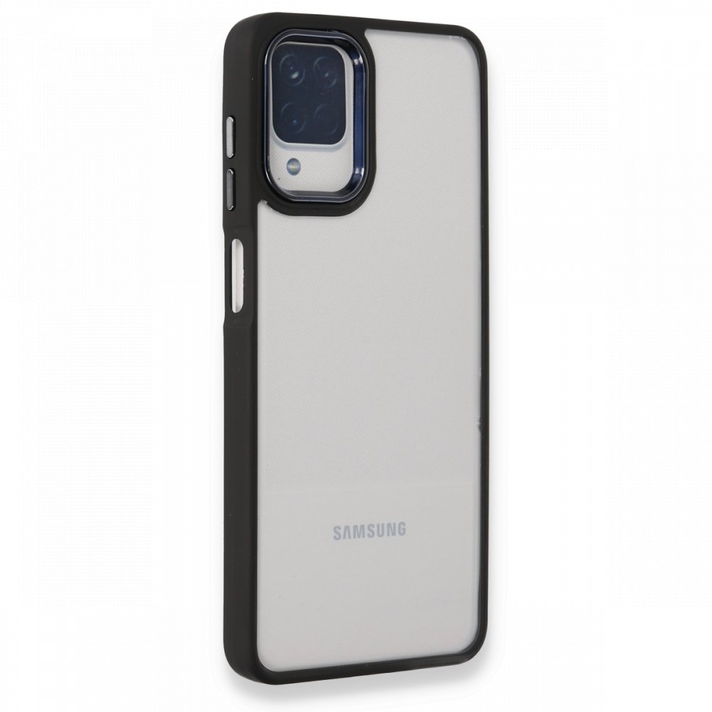 Samsung%20Galaxy%20A22%20Kılıf%20Luna%20Lens%20Kamera%20Çerçeveli%20Silikon%20Kapak