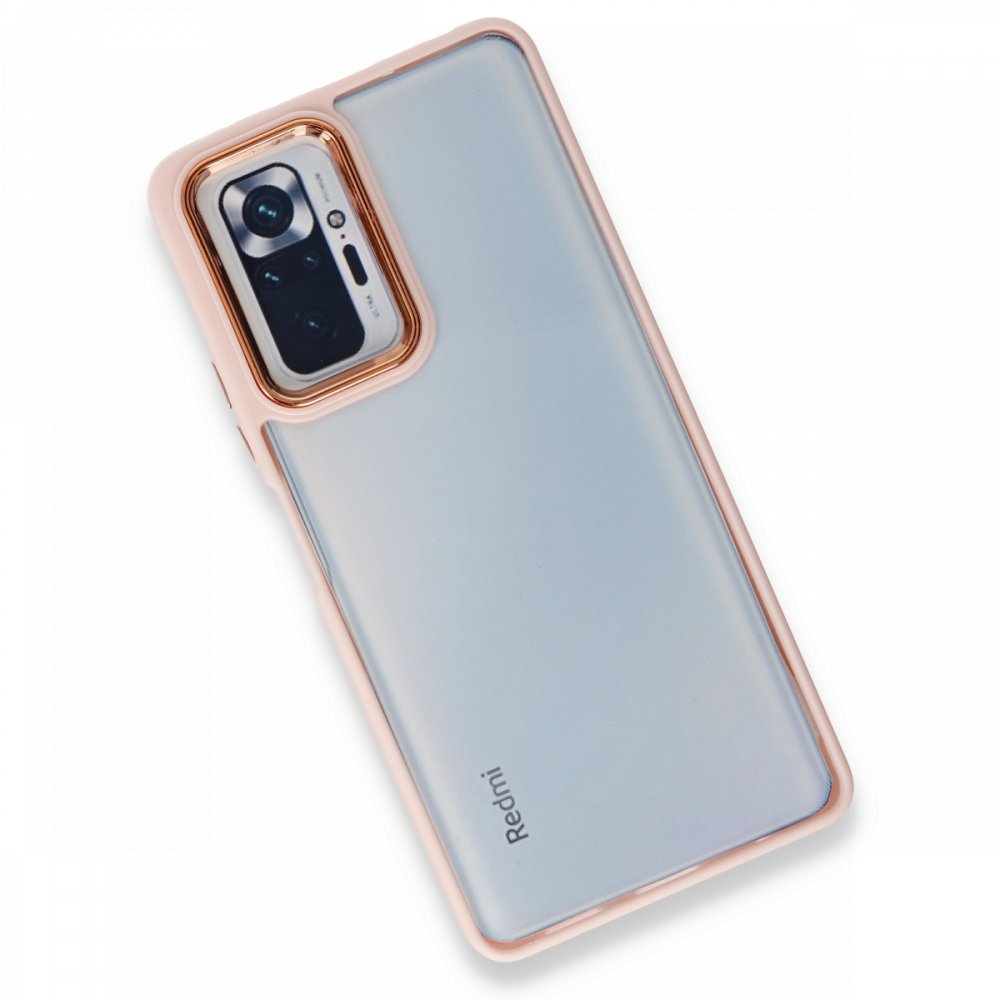 Xiaomi%20Redmi%20Note%2010%20Pro%204G%20Kılıf%20Luna%20Lens%20Kamera%20Çerçeveli%20Silikon%20Kapak-Pembe