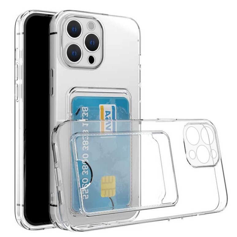 FitCase%20iPhone%2011%20Pro%20Max%20Kılıf%20Cardy%20Şeffaf%20Kartlık%20Cepli%20Kapak