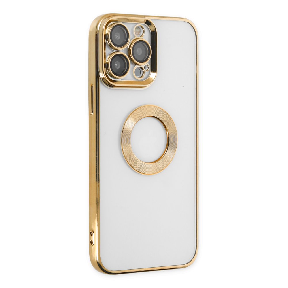 iPhone%2013%20Pro%20Max%20Kılıf%20Hole%20Lazer%20Silikon%20Kapak-Gold-altın