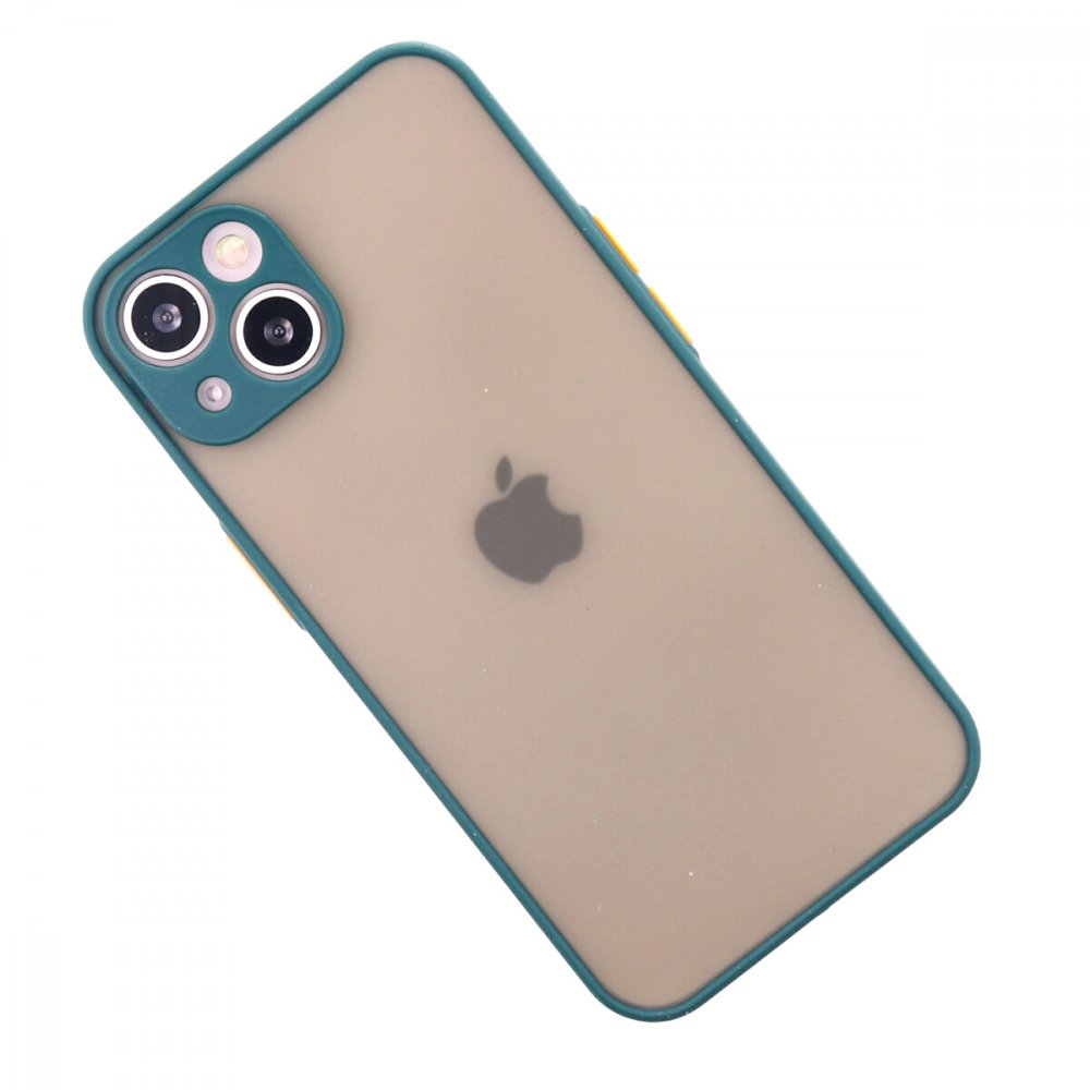 FitCase%20iPhone%2014%20Montrea%20Silikon%20Arka%20Kapak-Koyu%20yeşil